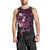 Polynesia Breast Cancer Awareness Men Tank Top Pink Ribbon No One Fights Alone - Black