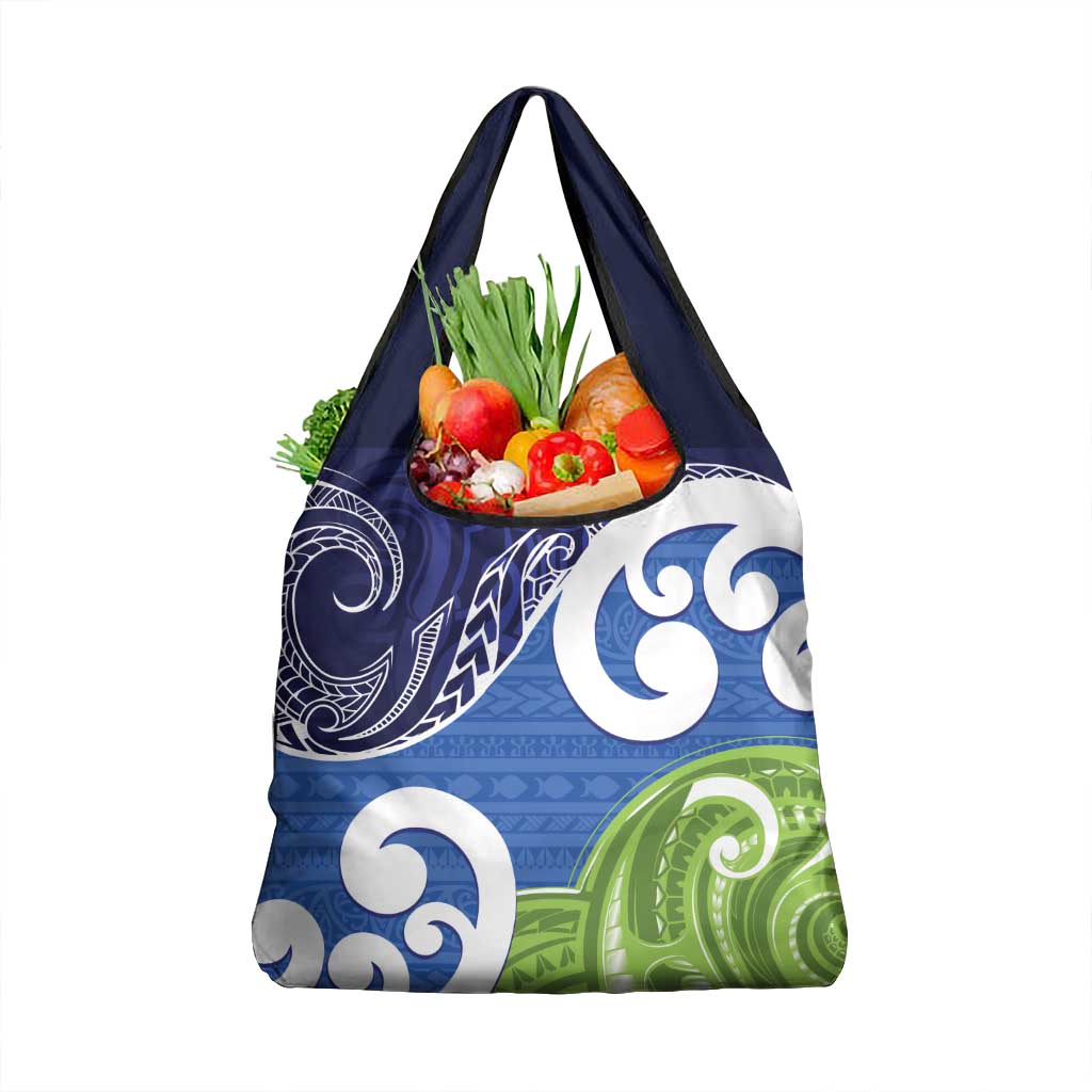 Southland New Zealand Grocery Bag Maori Koru Flag Color