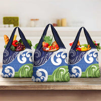 Southland New Zealand Grocery Bag Maori Koru Flag Color