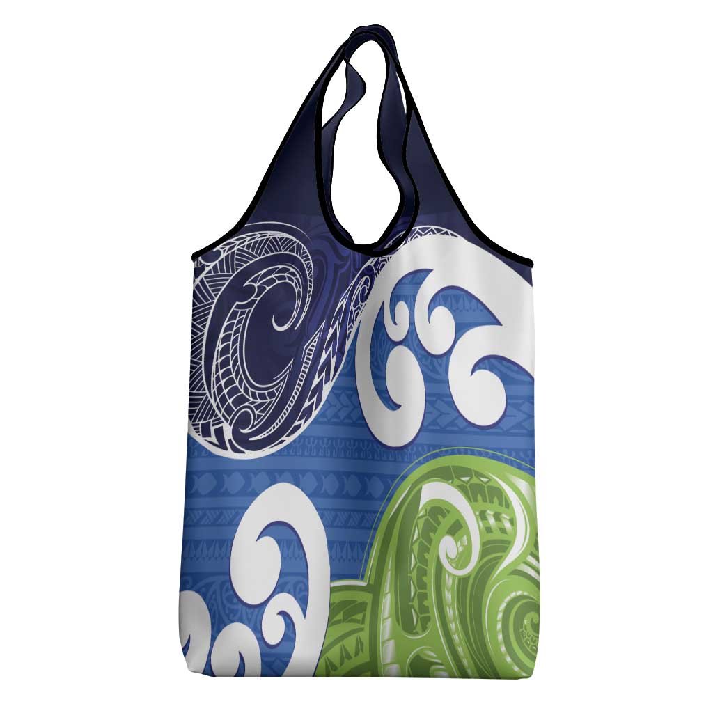 Southland New Zealand Grocery Bag Maori Koru Flag Color