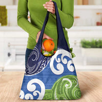 Southland New Zealand Grocery Bag Maori Koru Flag Color