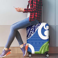 Southland New Zealand Luggage Cover Maori Koru Flag Color