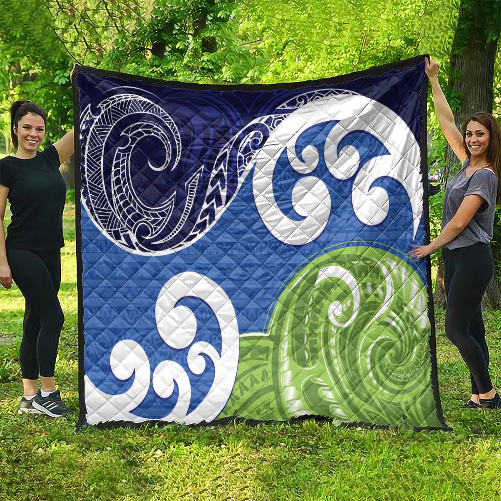Southland New Zealand Quilt Maori Koru Flag Color