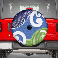 Southland New Zealand Spare Tire Cover Maori Koru Flag Color
