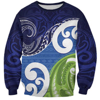 Southland New Zealand Sweatshirt Maori Koru Flag Color
