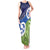 Southland New Zealand Tank Maxi Dress Maori Koru Flag Color