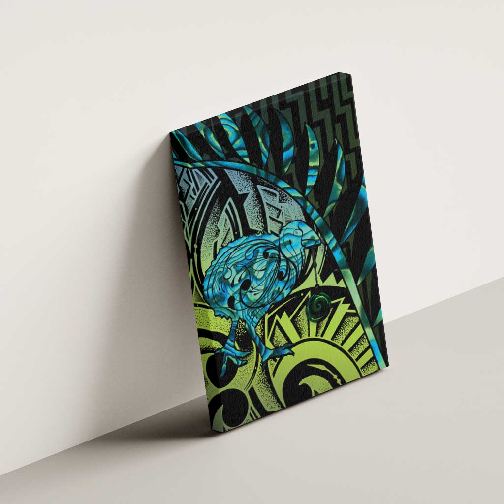 Southland Takehe Pounama Canvas Wall Art Aotearoa Poutama Paua Shell Fern LT14 - Polynesian Pride