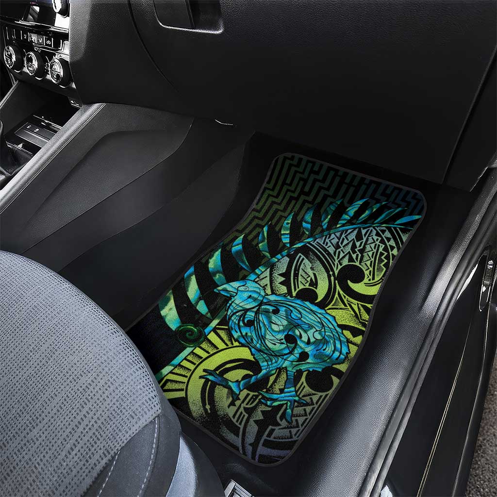 Southland Takehe Pounama Car Mats Aotearoa Poutama Paua Shell Fern LT14 - Polynesian Pride