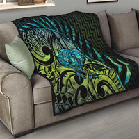 Southland Takehe Pounama Quilt Aotearoa Poutama Paua Shell Fern