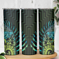 Southland Takehe Pounama Skinny Tumbler Aotearoa Poutama Paua Shell Fern