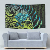 Southland Takehe Pounama Tapestry Aotearoa Poutama Paua Shell Fern