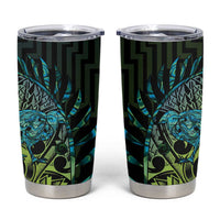 Southland Takehe Pounama Tumbler Cup Aotearoa Poutama Paua Shell Fern