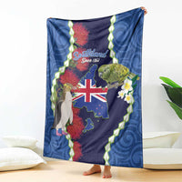 Southland Anniversary Day Blanket Murihiku 1861 Maori Bird Mix Pohutukawa LT14 - Polynesian Pride