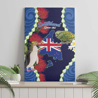 Southland Anniversary Day Canvas Wall Art Murihiku 1861 Maori Bird Mix Pohutukawa LT14 - Polynesian Pride