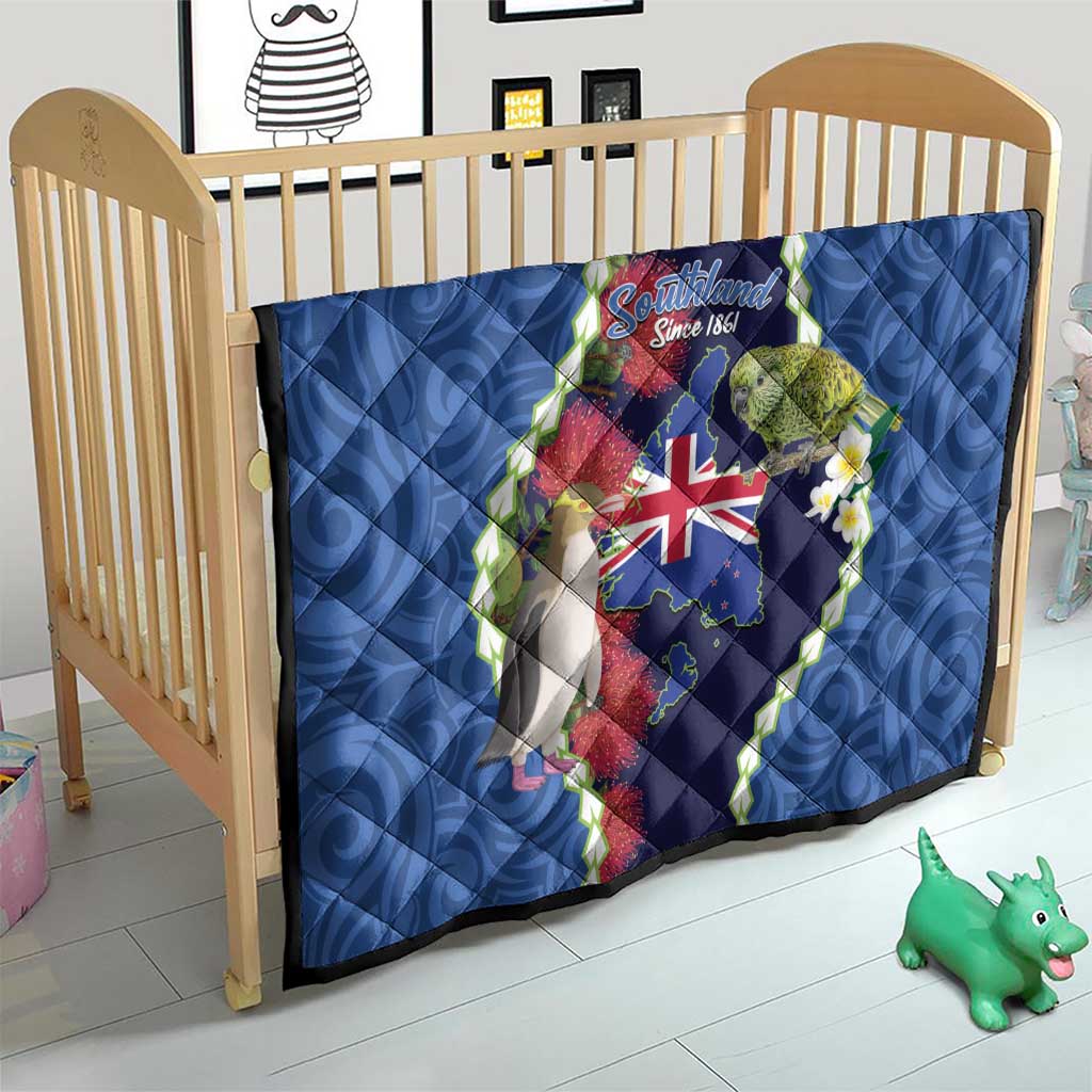 Southland Anniversary Day Quilt Murihiku 1861 Maori Bird Mix Pohutukawa