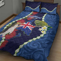 Southland Anniversary Day Quilt Bed Set Murihiku 1861 Maori Bird Mix Pohutukawa LT14 - Polynesian Pride