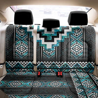 Paua Shell Taniko Pattern Aotearoa Back Car Seat Cover Niho Taniwha Mix Poutama