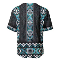 Paua Shell Taniko Pattern Aotearoa Baseball Jersey Niho Taniwha Mix Poutama LT14 - Polynesian Pride