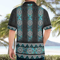 Paua Shell Taniko Pattern Aotearoa Hawaiian Shirt Niho Taniwha Mix Poutama LT14 - Polynesian Pride