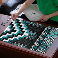 Paua Shell Taniko Pattern Aotearoa Puzzle Niho Taniwha Mix Poutama - Polynesian Pride