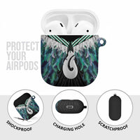 Aotearoa Korowai Motif AirPods Case Hei Matau Poutama Maori Pattern LT14 - Polynesian Pride