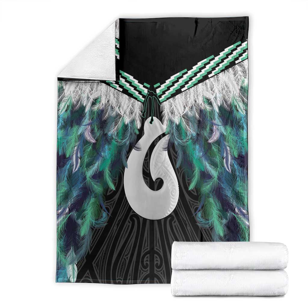 Aotearoa Korowai Motif Blanket Hei Matau Poutama Maori Pattern LT14 - Polynesian Pride