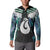 Aotearoa Korowai Motif Button Sweatshirt Hei Matau Poutama Maori Pattern