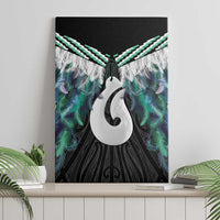 Aotearoa Korowai Motif Canvas Wall Art Hei Matau Poutama Maori Pattern LT14 - Polynesian Pride