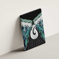 Aotearoa Korowai Motif Canvas Wall Art Hei Matau Poutama Maori Pattern LT14 - Polynesian Pride