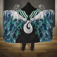 Aotearoa Korowai Motif Hooded Blanket Hei Matau Poutama Maori Pattern LT14 - Polynesian Pride