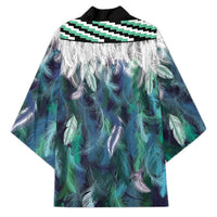 Aotearoa Korowai Motif Kimono Hei Matau Poutama Maori Pattern - Polynesian Pride