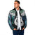Aotearoa Korowai Motif Padded Jacket Hei Matau Poutama Maori Pattern - Polynesian Pride