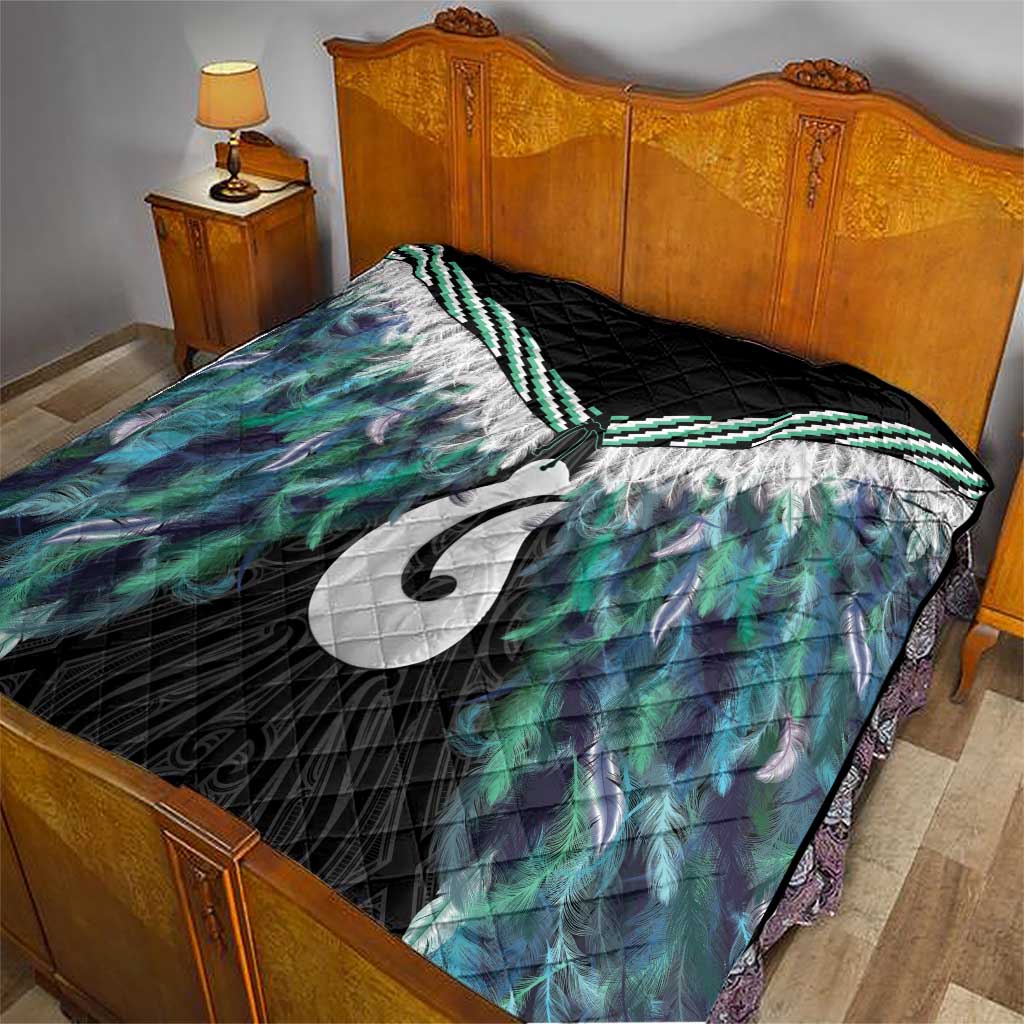 Aotearoa Korowai Motif Quilt Hei Matau Poutama Maori Pattern