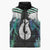 Aotearoa Korowai Motif Sleeveless Puffer Jacket Hei Matau Poutama Maori Pattern - Polynesian Pride