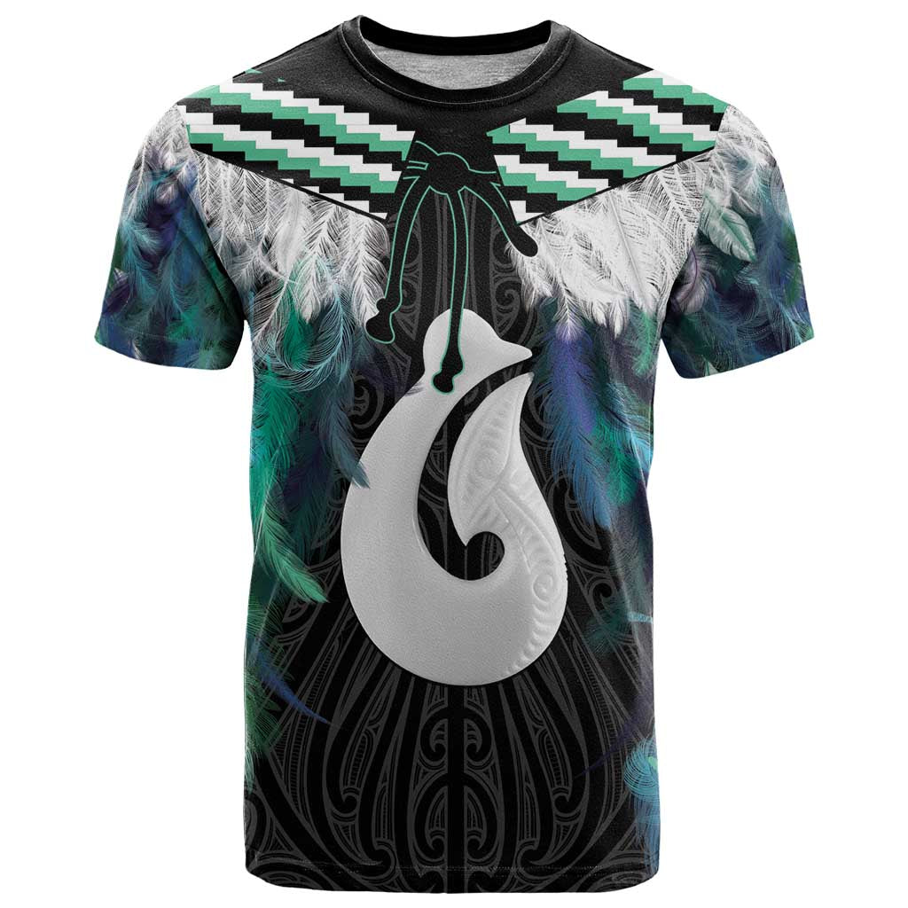 Aotearoa Korowai Motif T Shirt Hei Matau Poutama Maori Pattern