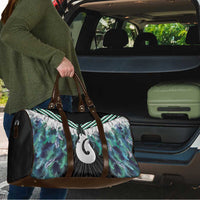 Aotearoa Korowai Motif Travel Bag Hei Matau Poutama Maori Pattern - Polynesian Pride