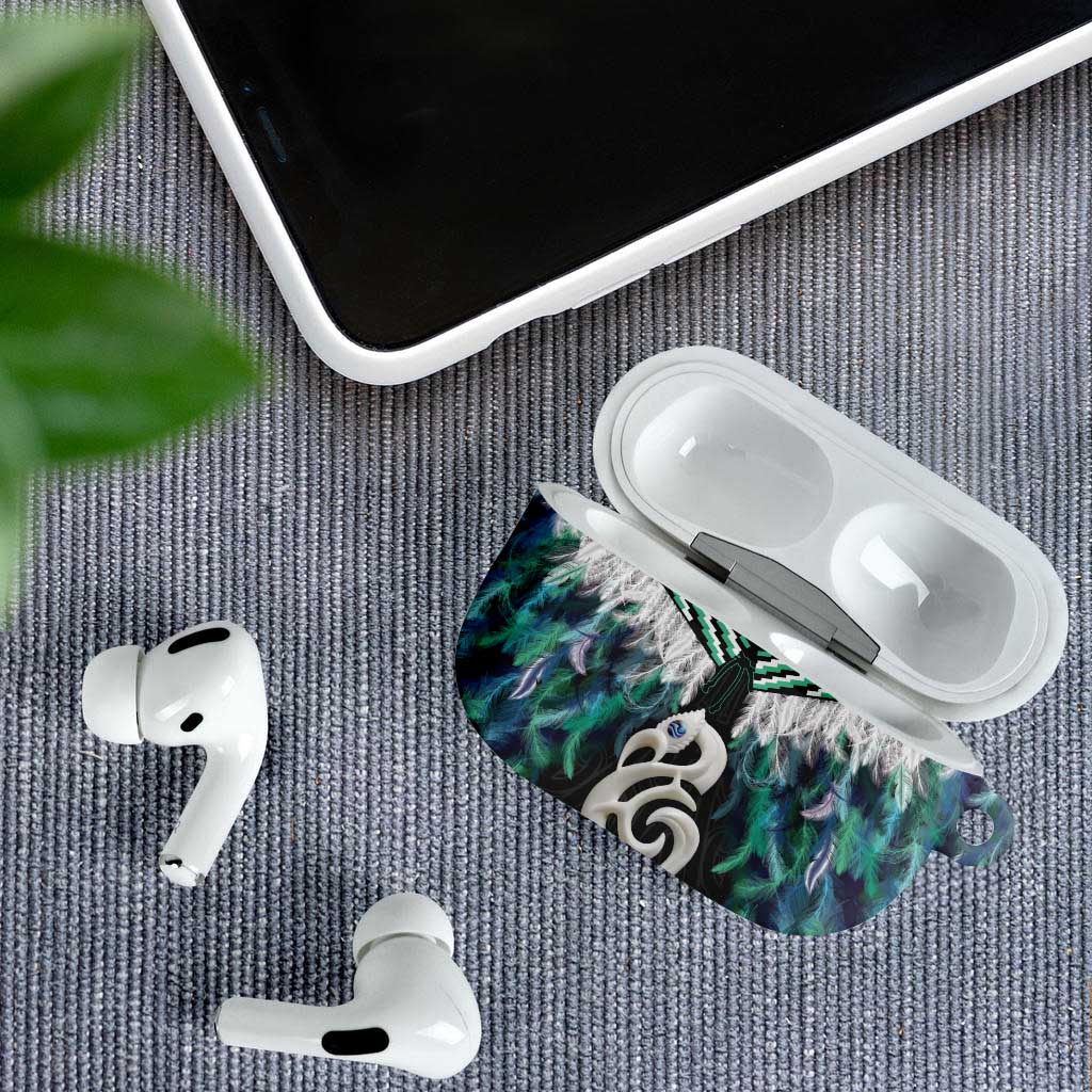 Aotearoa Korowai Motif AirPods Case Hei Manaia Poutama Maori Pattern LT14 - Polynesian Pride
