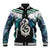 Aotearoa Korowai Motif Baseball Jacket Hei Manaia Poutama Maori Pattern