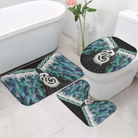 Aotearoa Korowai Motif Bathroom Set Hei Manaia Poutama Maori Pattern - Polynesian Pride