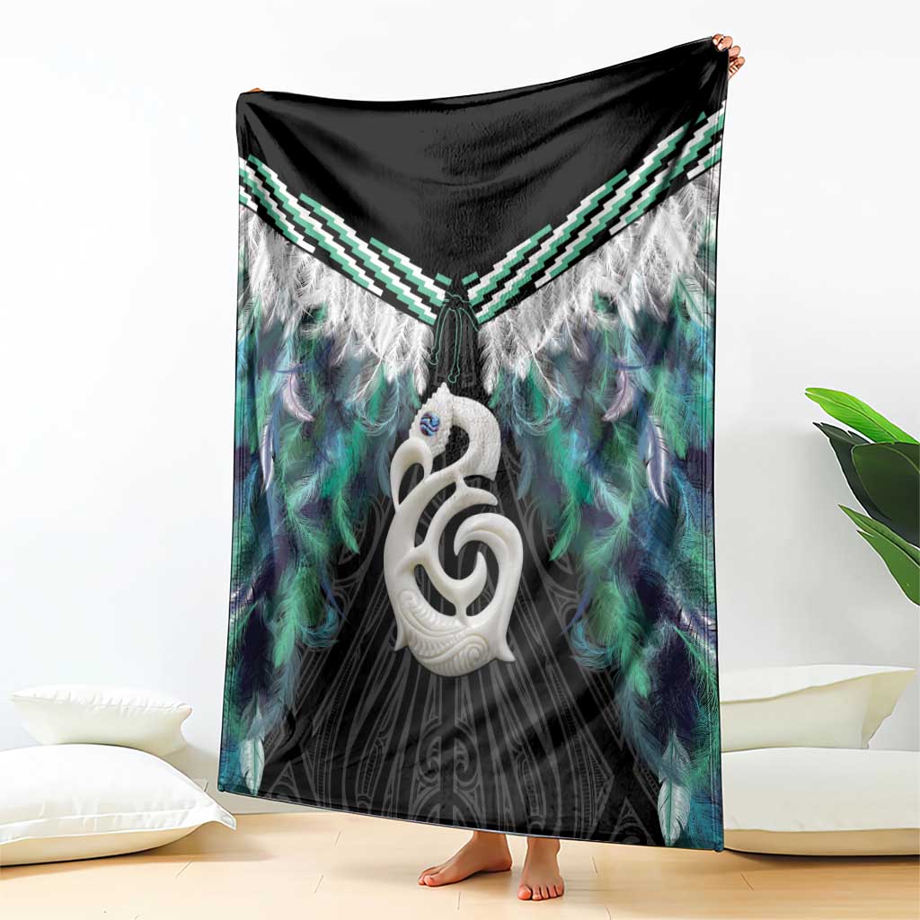 Aotearoa Korowai Motif Blanket Hei Manaia Poutama Maori Pattern LT14 - Polynesian Pride