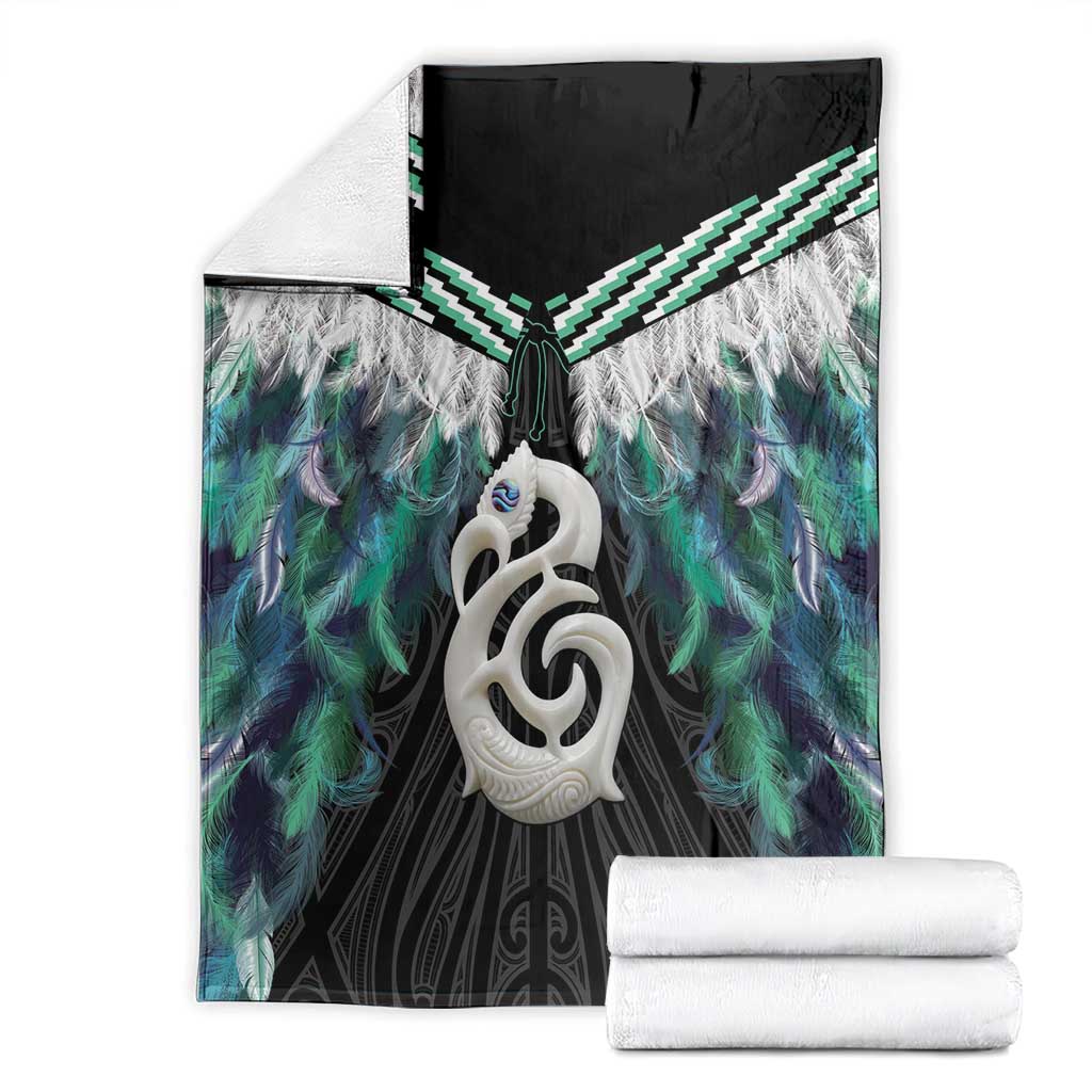Aotearoa Korowai Motif Blanket Hei Manaia Poutama Maori Pattern LT14 - Polynesian Pride