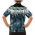 Aotearoa Korowai Motif Family Matching Mermaid Dress and Hawaiian Shirt Hei Manaia Poutama Maori Pattern