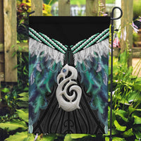 Aotearoa Korowai Motif Garden Flag Hei Manaia Poutama Maori Pattern