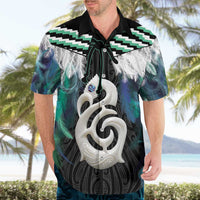 Aotearoa Korowai Motif Hawaiian Shirt Hei Manaia Poutama Maori Pattern LT14 - Polynesian Pride