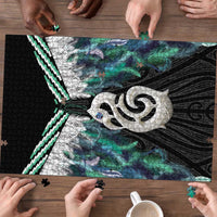 Aotearoa Korowai Motif Puzzle Hei Manaia Poutama Maori Pattern LT14 - Polynesian Pride