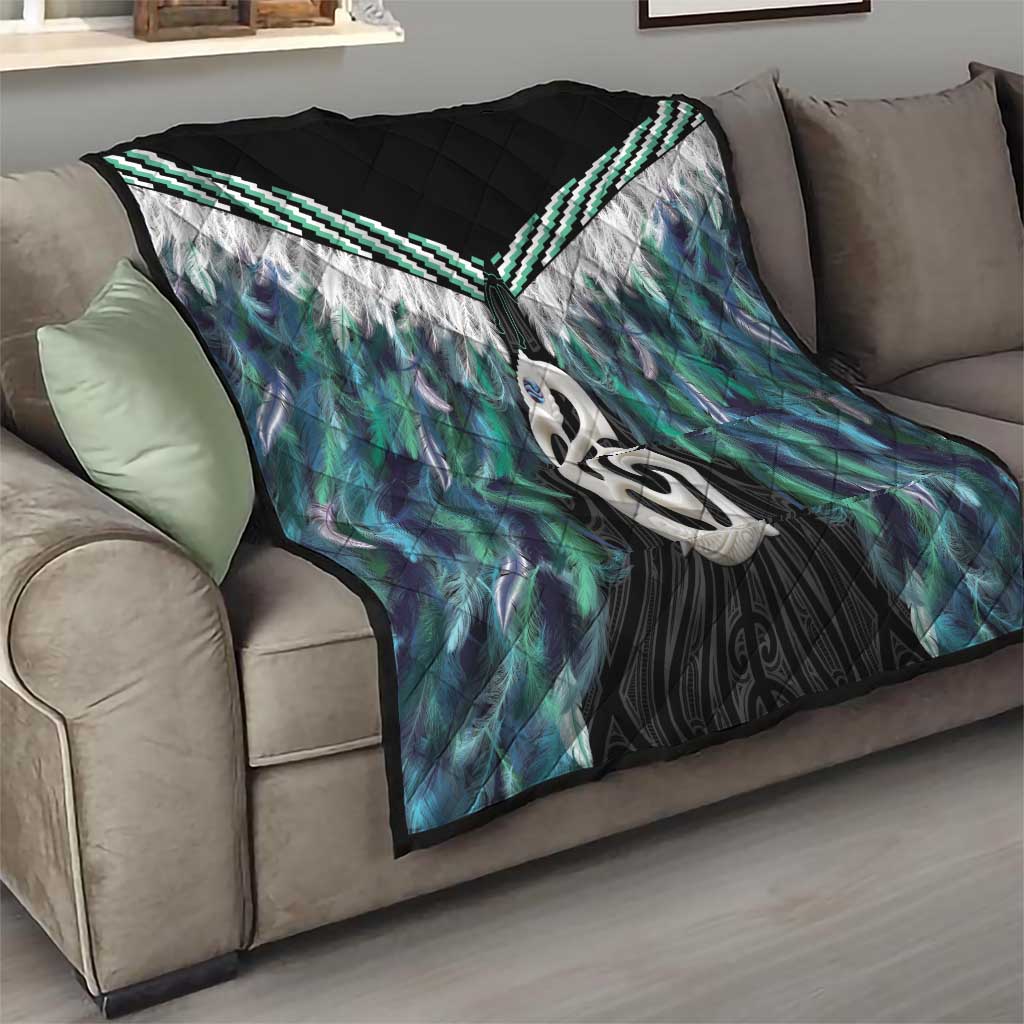 Aotearoa Korowai Motif Quilt Hei Manaia Poutama Maori Pattern