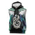 Aotearoa Korowai Motif Sleeveless Hoodie Hei Manaia Poutama Maori Pattern - Polynesian Pride