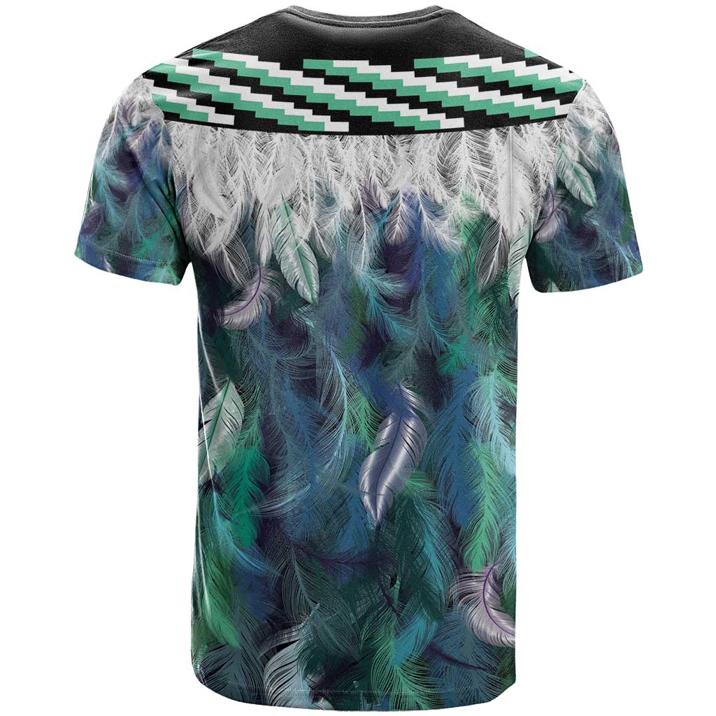 Aotearoa Korowai Motif T Shirt Hei Manaia Poutama Maori Pattern