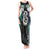 Aotearoa Korowai Motif Tank Maxi Dress Hei Manaia Poutama Maori Pattern