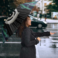 Aotearoa Korowai Motif Umbrella Hei Manaia Poutama Maori Pattern - Polynesian Pride